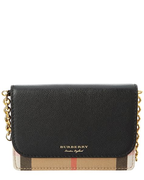 burberry mini chain wallet|burberry small wallet.